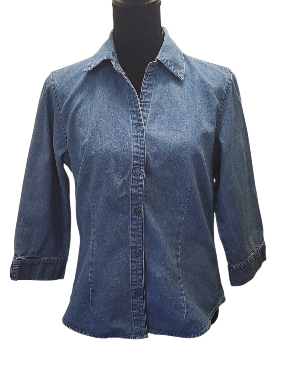 Lee Denim Button-Front Women's Shirt - Blue